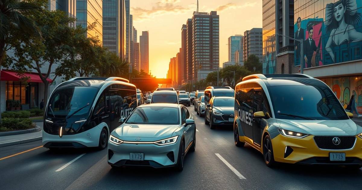 La révolution des navettes autonomes solaires : quand bus et voitures fusionnent pour un transport collectif à la demande