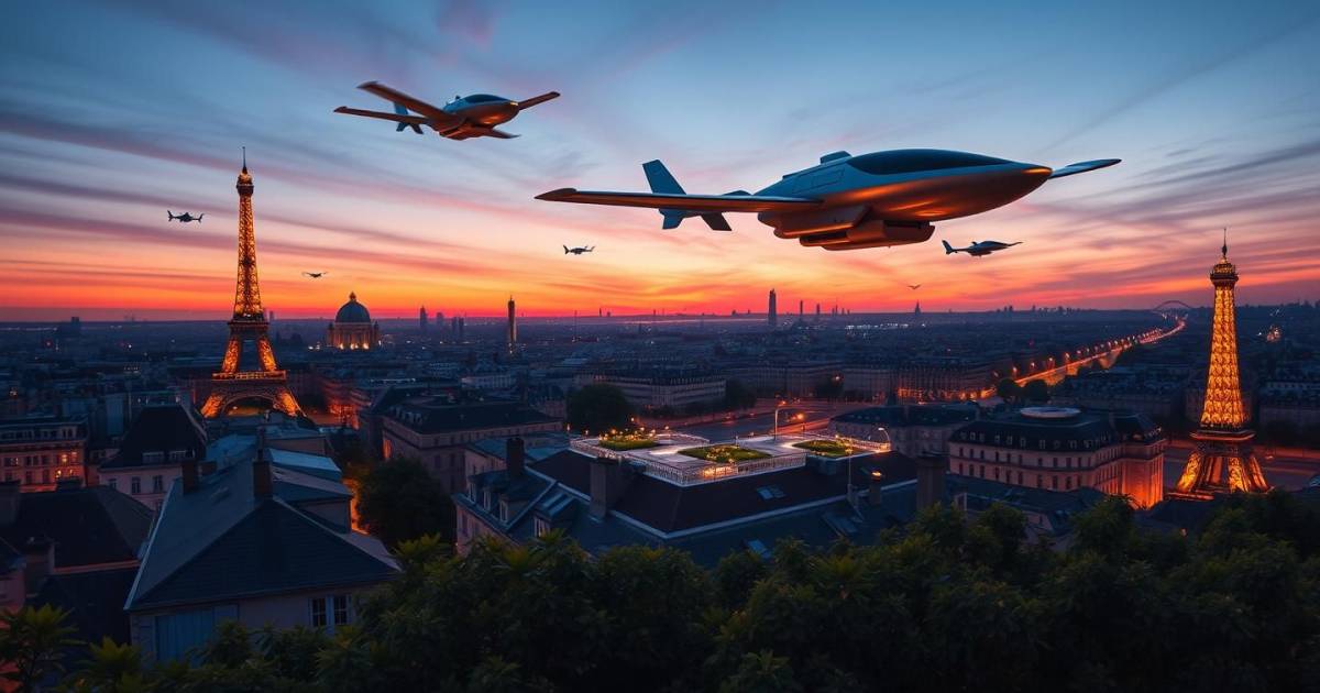 La révolution des taxis volants autonomes : Paris dévoile son réseau de mobilité aérienne urbaine