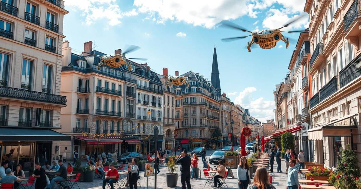 La révolution des trottinettes volantes : les villes françaises lancent des couloirs aériens dédiés en 2025
