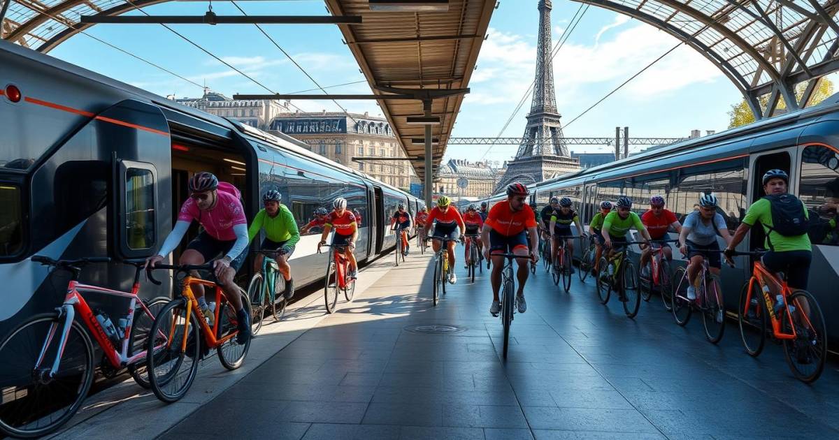 La révolution des vélos-trains : Ces nouvelles rames permettant d'embarquer 500 cyclistes entre Paris et Lyon