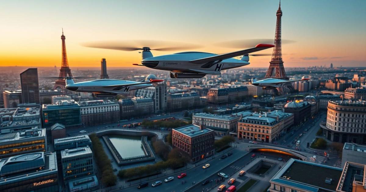 Le transport multimodal entre dans une nouvelle ère avec l'arrivée des taxis volants autonomes en France
