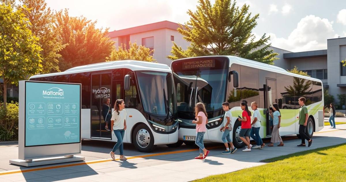 Les bus autonomes à hydrogène révolutionnent le transport scolaire : bilan après 6 mois d'expérimentation