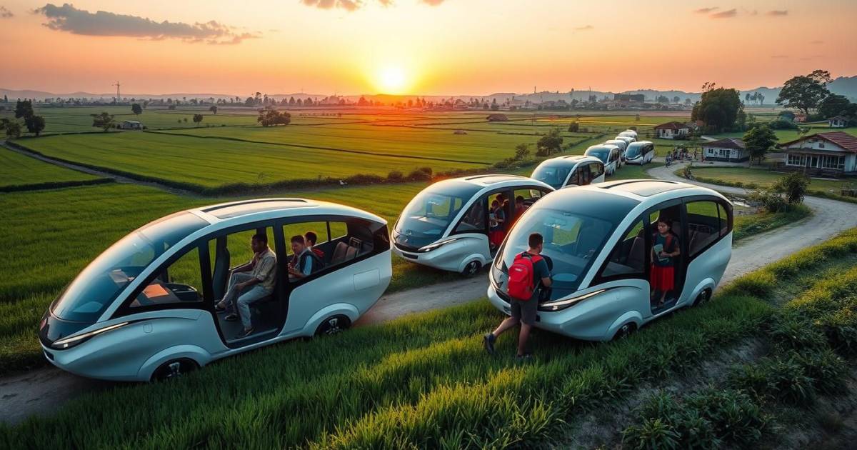 Les navettes autonomes à hydrogène révolutionnent le transport scolaire dans les zones rurales
