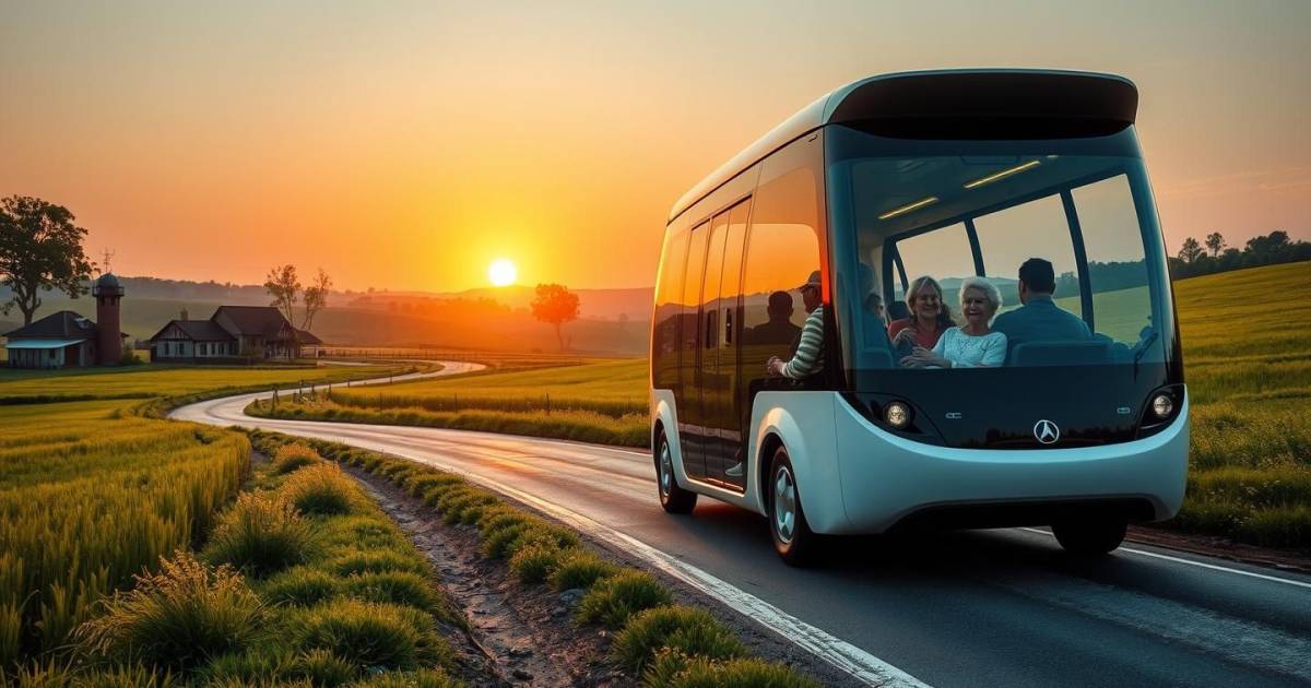 Les navettes autonomes partagées : la révolution du dernier kilomètre dans les zones rurales