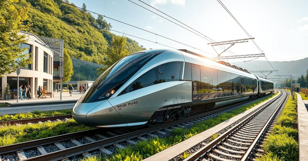 Les nouveaux trains hybrides solaires révolutionnent le transport ferroviaire européen