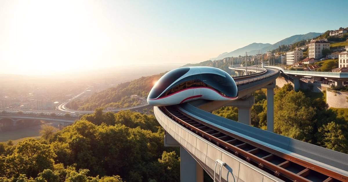 Les nouveaux trains à sustentation magnétique révolutionnent le transport ferroviaire européen