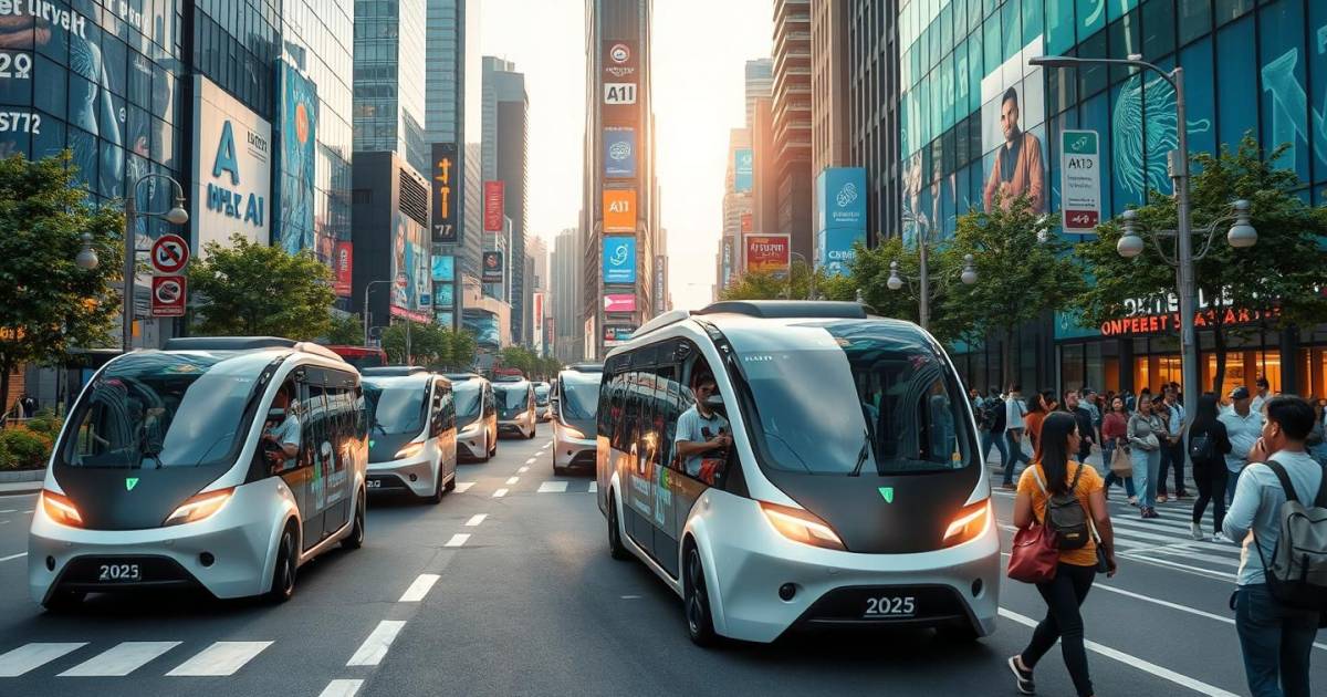 Les transports en commun autonomes: quand l'intelligence artificielle révolutionne nos déplacements quotidiens en 2025