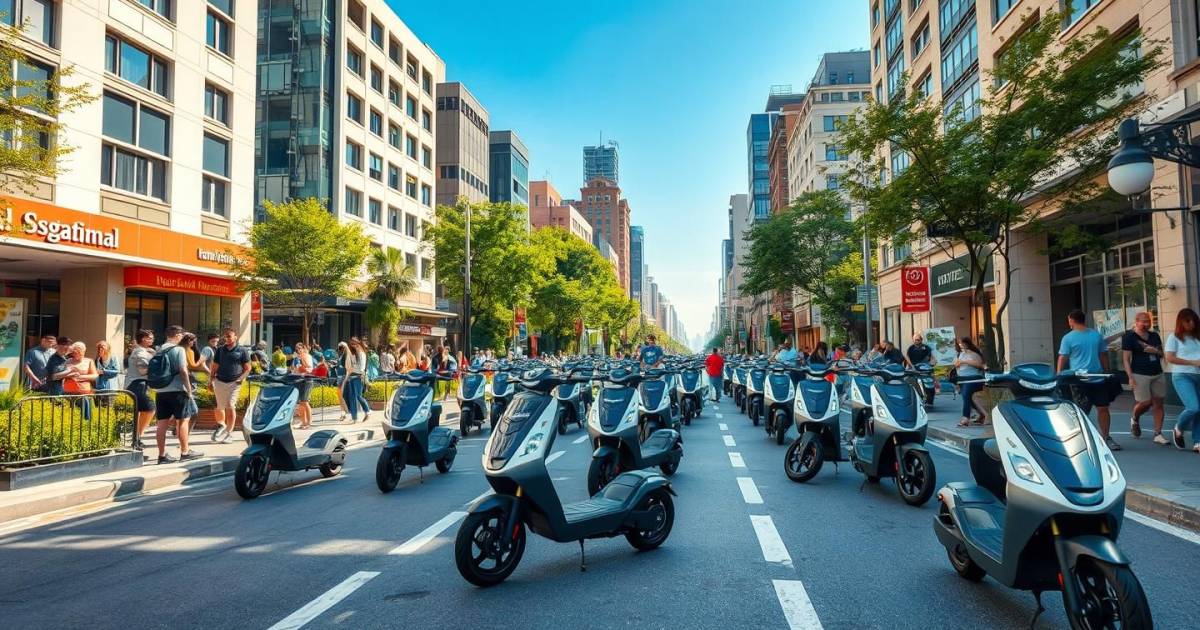 Les trottinettes solaires autonomes débarquent dans les rues : la nouvelle révolution des micro-mobilités