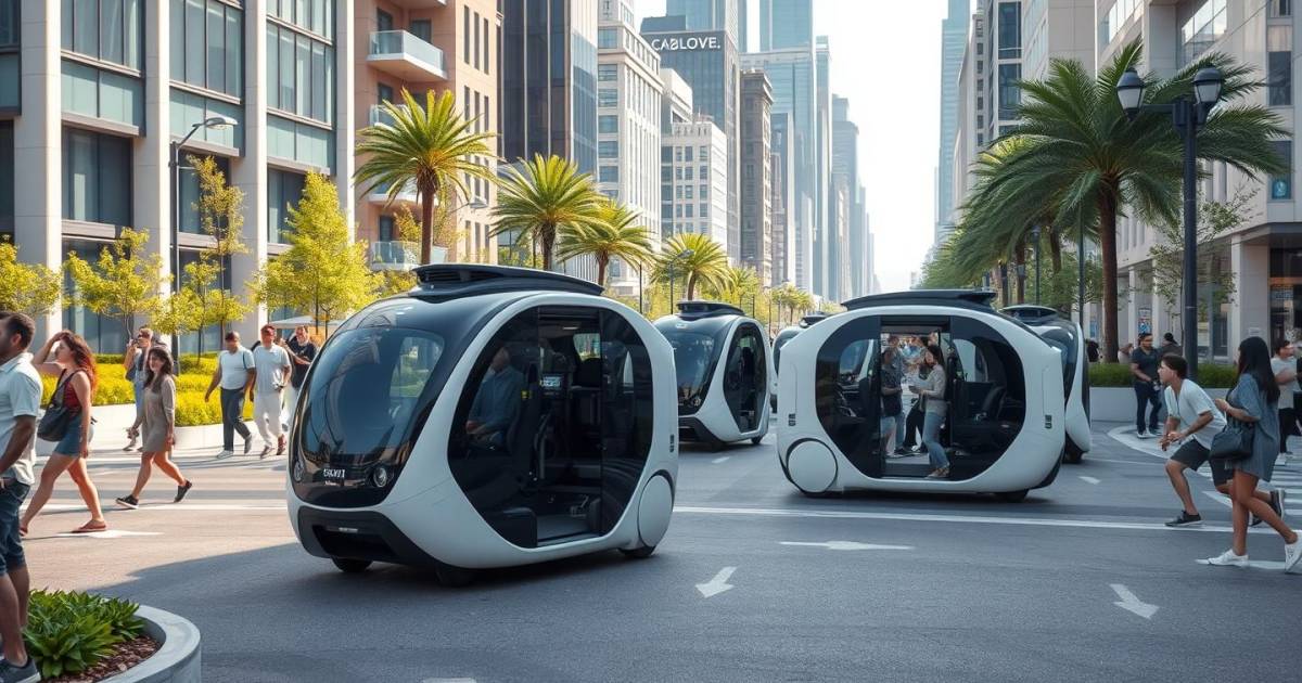 Les véhicules autonomes partagés : la nouvelle tendance qui réinvente les déplacements urbains en 2025