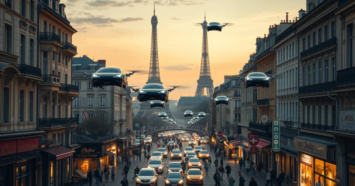 Les voitures volantes autonomes débarquent à Paris : révolution ou chaos dans nos rues ?