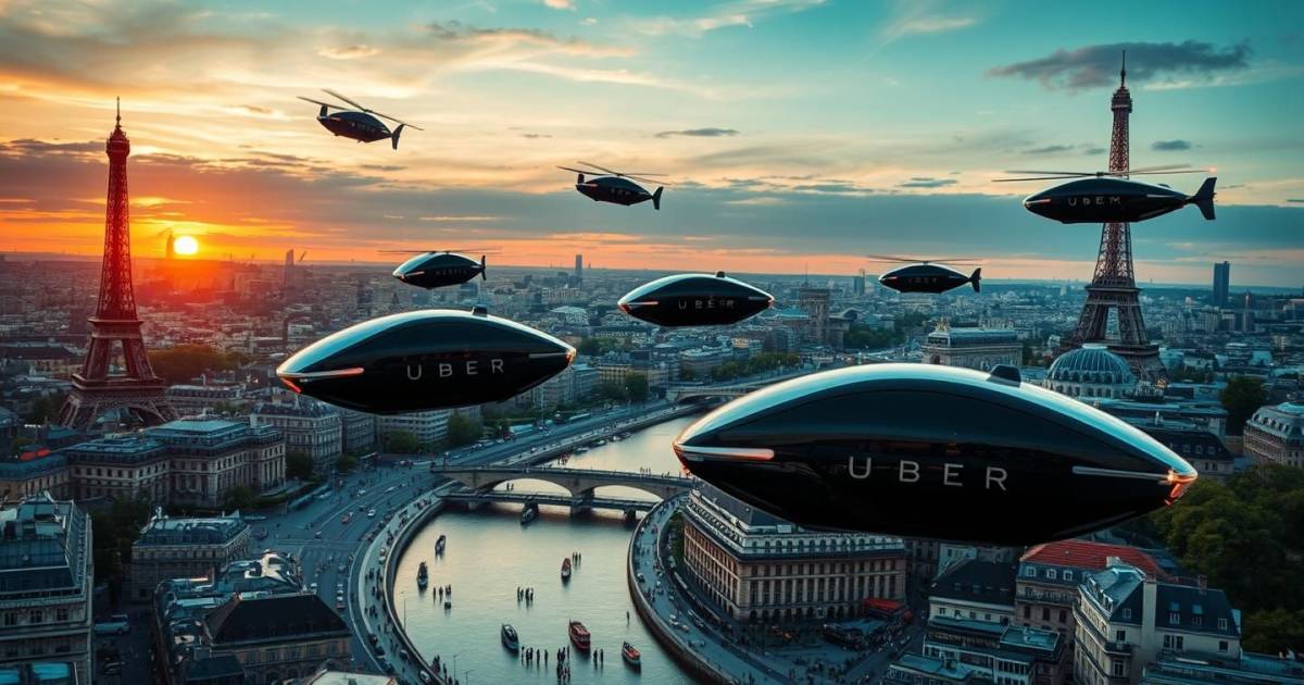 Les voitures volantes Uber débarquent à Paris : une révolution des déplacements urbains ?